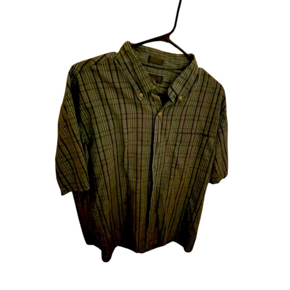 Men’s Green NORTHCREST Plaid Shirt Size L - Picture 5 of 5